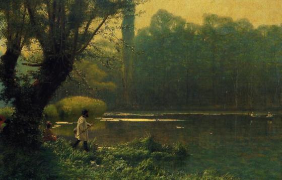 gérôme_-_summer_afternoon_on_a_lake