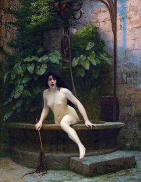 truth_coming_out_of_her_well_to_shame_mankind,_1896